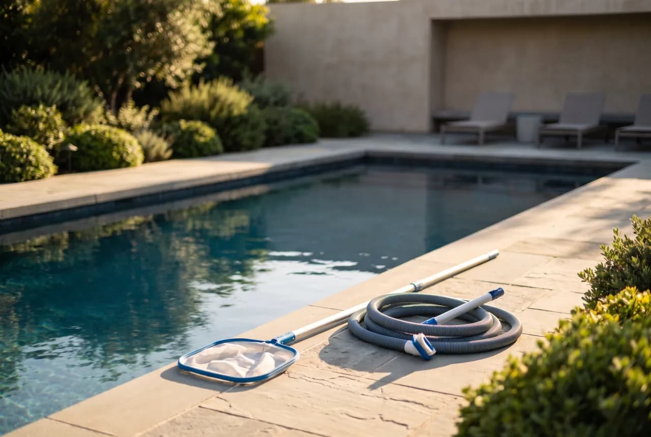 Pool cleaning & maintenance interior