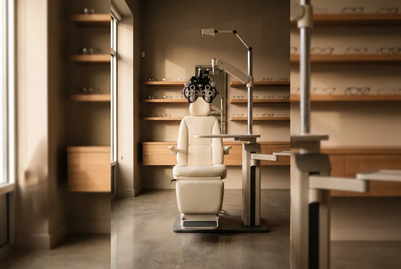 Eye clinics & optometry interior