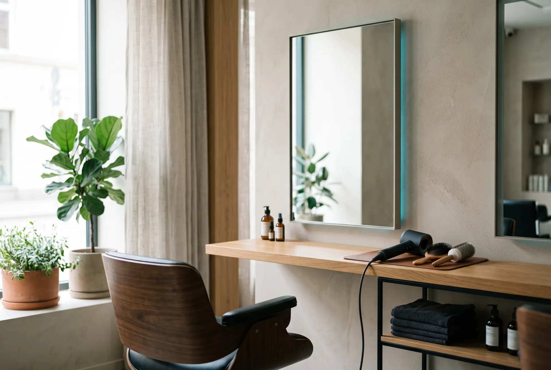 Hair salons interior